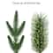 4.5ft. Pre-Lit Artificial Potted Christmas Tree, Clear Lights
